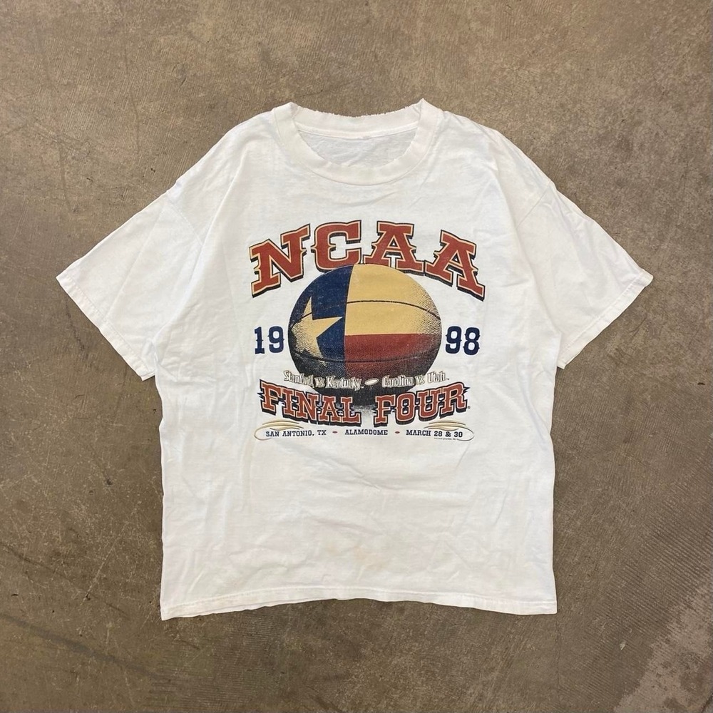 Vintage NCAA March Madness College Basketball 1998 Final Four TX T-Shirt Size XL
